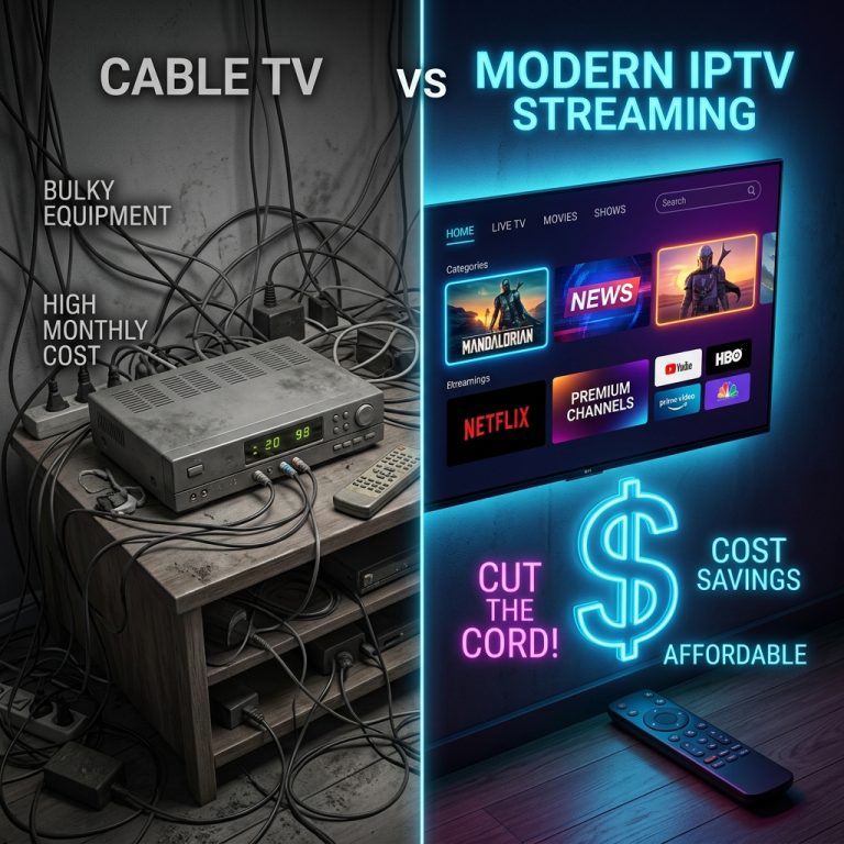 IPTV vs Câble Traditionnel : Comment Économiser Plus de 1 200€ par An