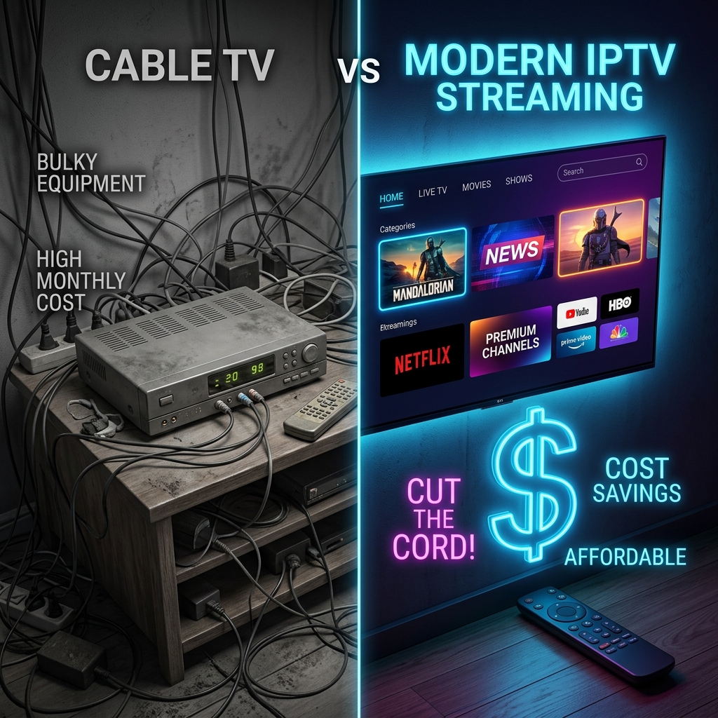 IPTV vs Câble Traditionnel : Comment Économiser Plus de 1 200€ par An
