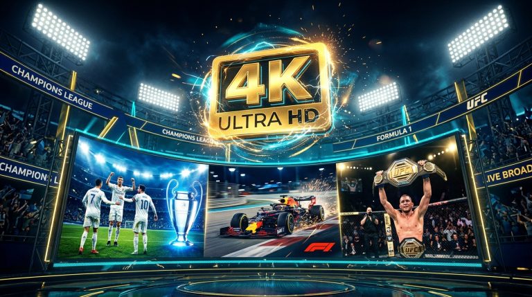 Top 10 des Chaînes de Sport & Compétitions à Suivre en 4K ce Week-end